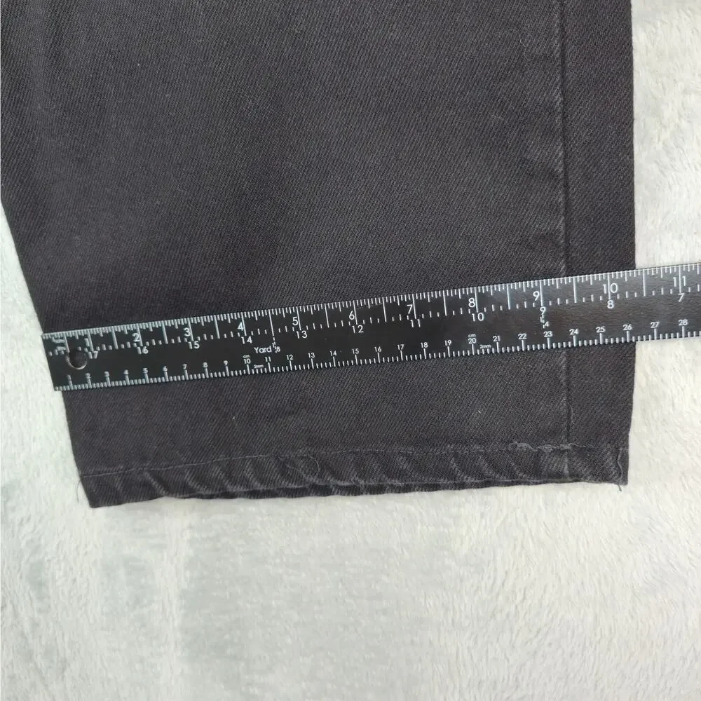 Vintage Levis 550 Jeans Mens Hemmed‎ 40x24 Black Relaxed Fit DIY Cutoff Shorts